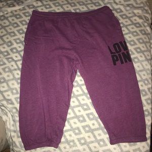 PINK by Victoria’s Secret Crop Sweats!